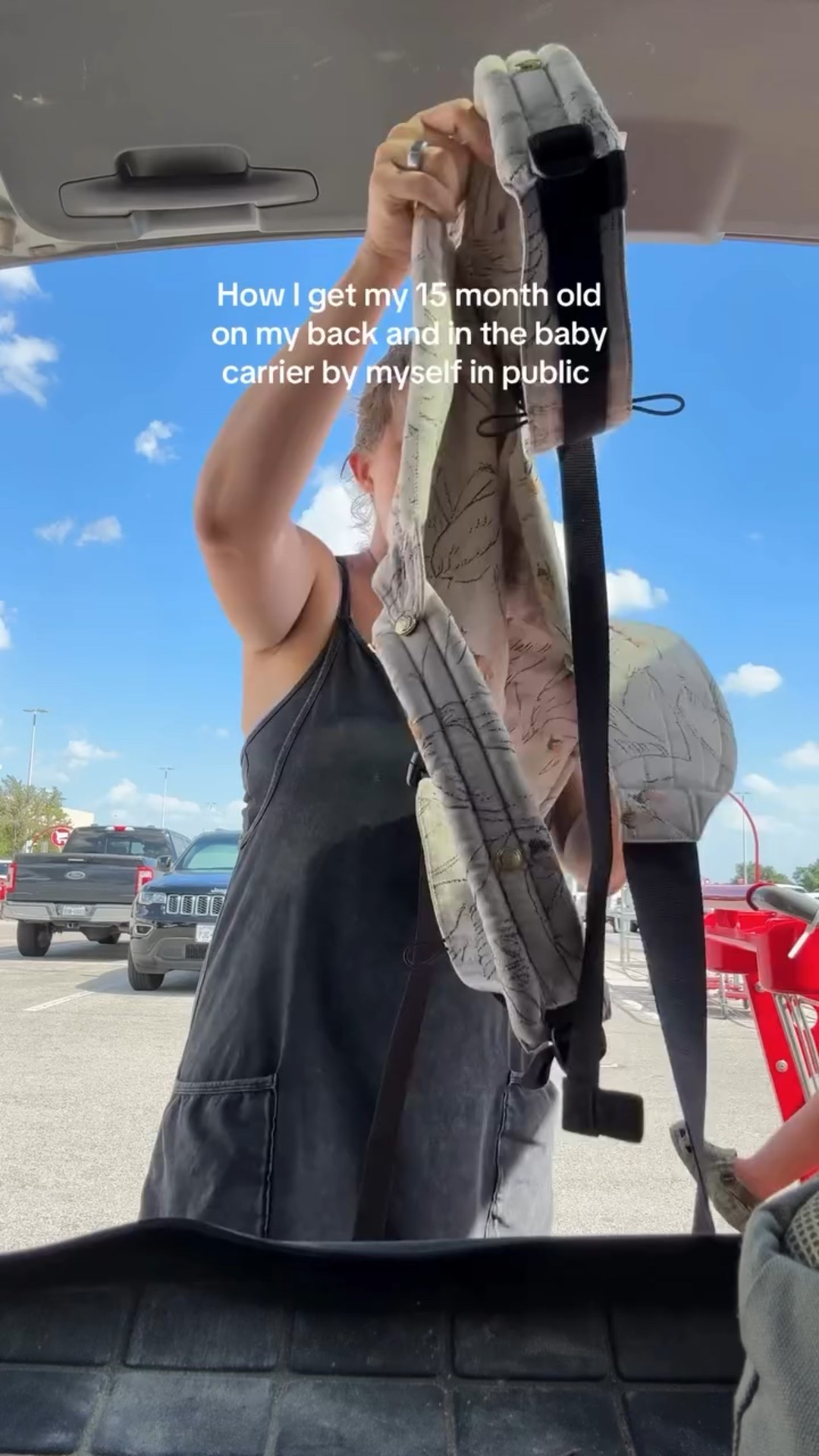 A very niche subject but one of the #1 questions I get is how I get the baby on my back in the carrier, especially if I’m not at home. I do it the same way no matter where I’m at! Baby wearing changed the parenting game for me with my first baby and I’ll be wearing my second baby for as long as he will allow me to 🥹 I filmed this on the fly before running into
target this evening so if yall want a slower more detailed version let me know
#babywearing
#babywearingtutorial #tutorial #babyregistry #babycarrier #babycarriers #velcrobaby #momlife #postpartum #sahm #sahmlife #faq #momssupportingmoms