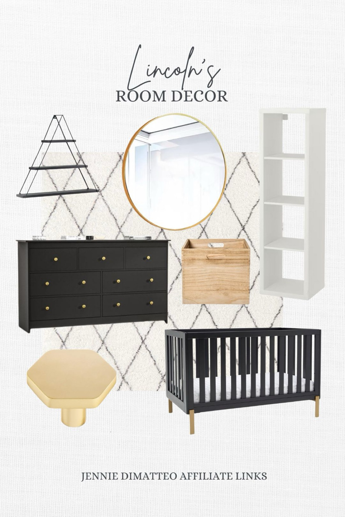My son’s bedroom decor. 
Little boys decor. Dresser. Round mirror. Rugs. Convertible crib. Kids organization. Storage. Triangle shelf. 



#LTKFamily #LTKHome #LTKKids
