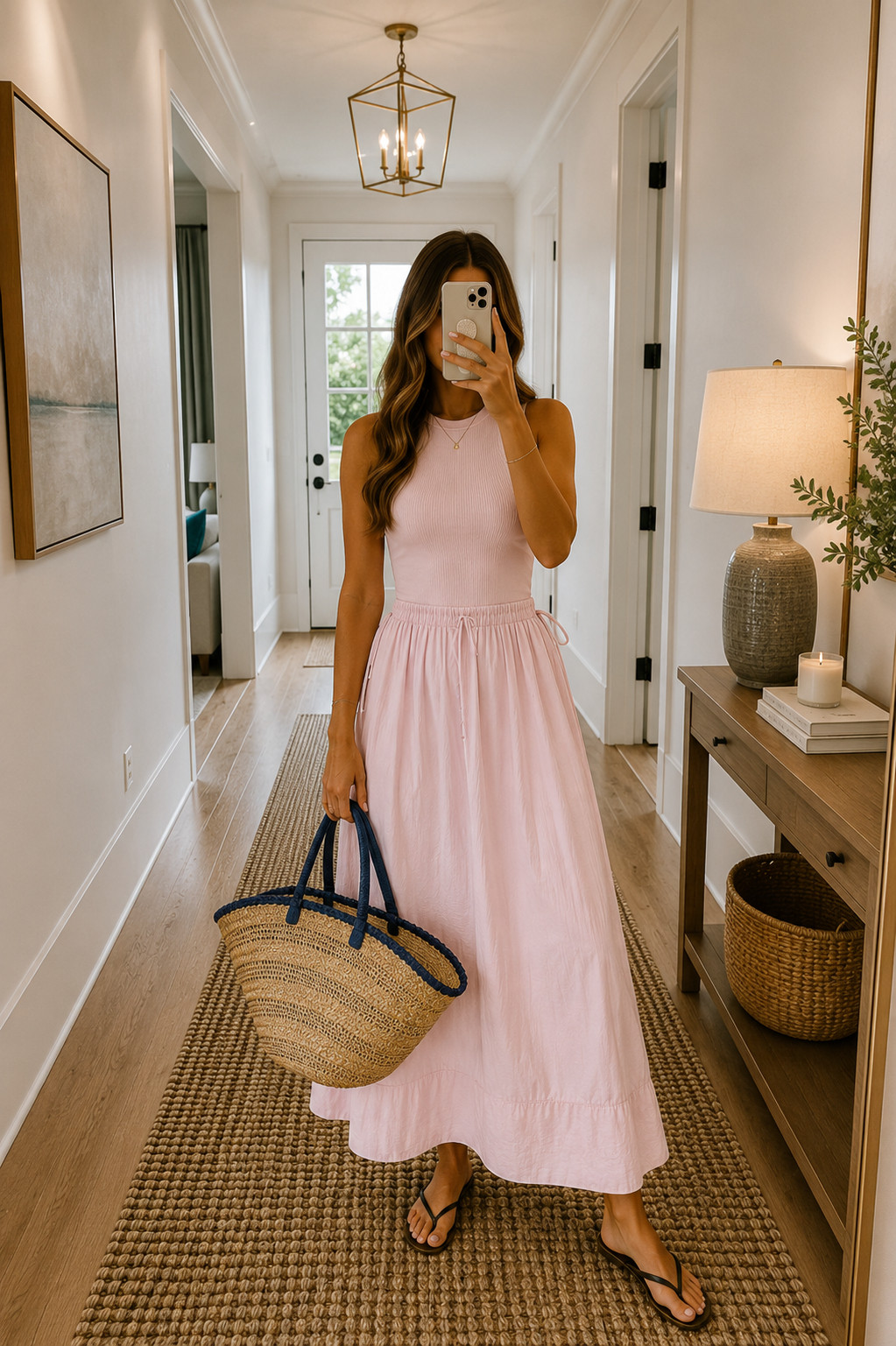 Effortless elegance 🤍 This Anthropologie dress is one of those pieces you'll wear on repeat. Dress it up with heels and statement jewelry for brunch, showers, or date night, or keep it casual with sandals and a straw tote for everyday summer style. Such a timeless piece you'll reach for all season long! ✨

#Anthropologie #AnthroStyle #SummerDress #DressUpOrDown #EffortlessStyle #LTKStyle #LTKFinds #NeutralStyle #SummerOutfit #WardrobeStaples 

 #LTKootd #LTKWorkwear #LTKTravel