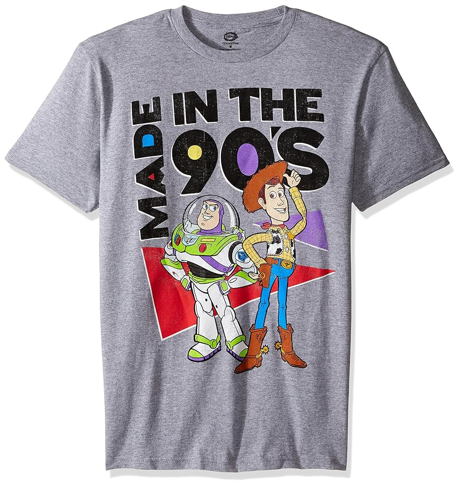 Disney Men's Toy Story Made in the 90s Short Sleeve T-Shirt | Amazon (US)