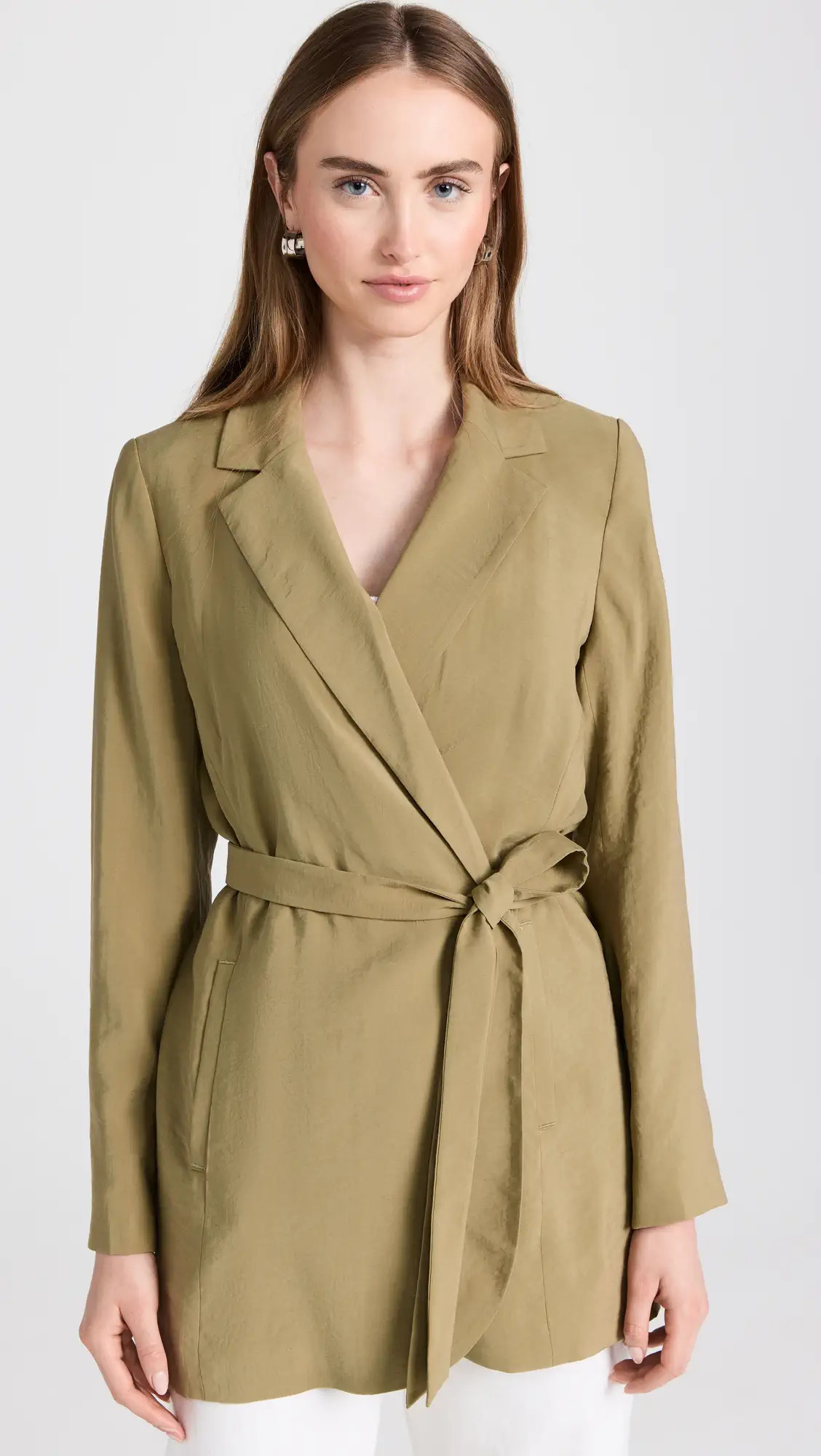 Madewell Tie Waist Drapey Blazer | Shopbop | Shopbop