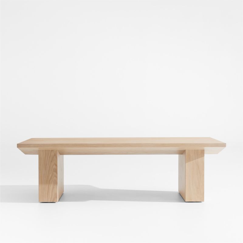 Van Natural Oak Coffee Table by Leanne Ford | Crate and Barrel | Crate & Barrel