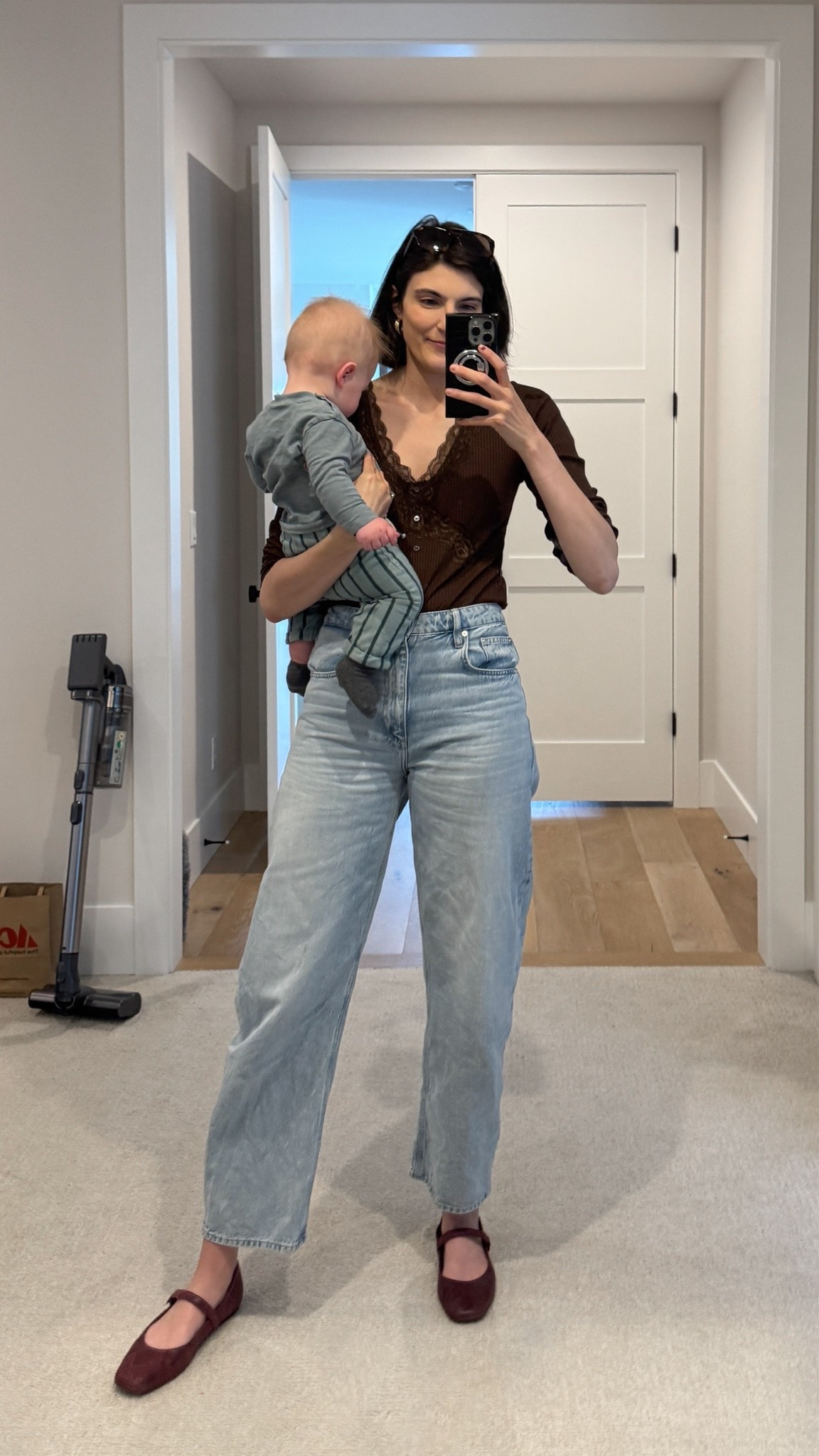 Everyday outfit as a first time mom. 

Jeans are Frame from last year’s Nordstrom sale and are no longer in stock. I linked similar styles.

#LTKootd #LTKmomlife #LTKTall