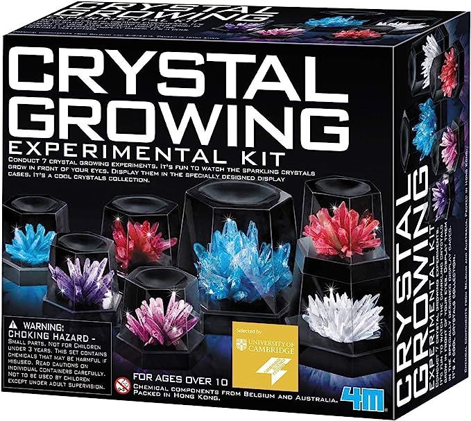 4M 5557 Crystal Growing Science Experimental Kit - 7 Crystal Science Experiments with Display Cas... | Amazon (US)