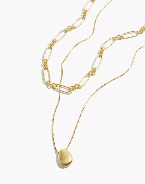 Musée Pendant Necklace Set | Madewell