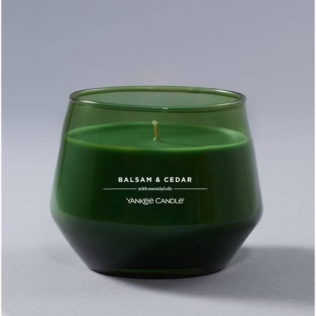 10oz Balsam & Cedar Studio Collection Glass Candle - Yankee Candle | Target