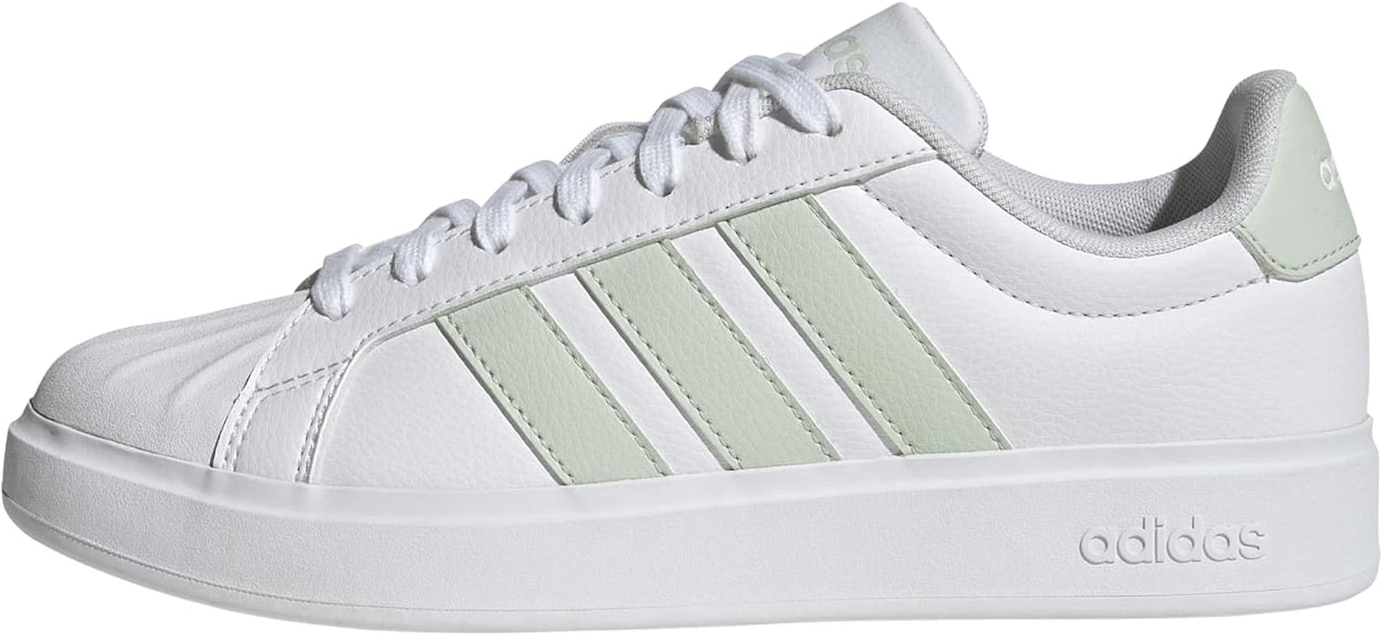 adidas Womens Streettalk Lace Up Sneakers Shoes Casual - Black | Amazon (US)