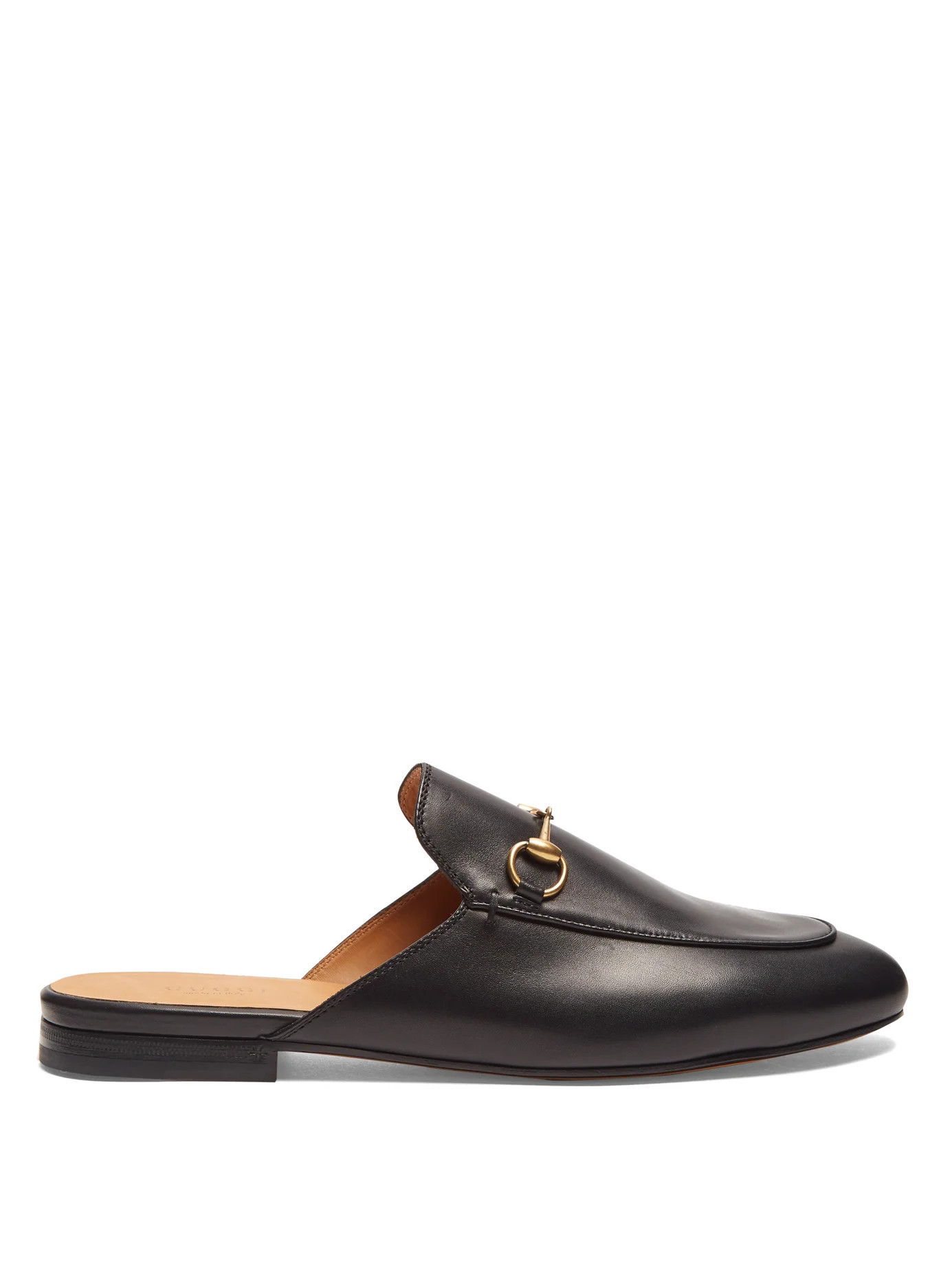 Princetown leather backless loafers | Matches (US)