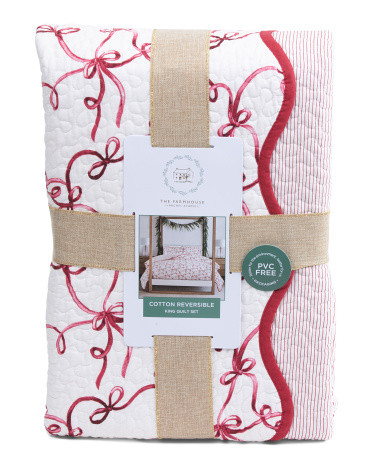 Holiday Ribbons Quit Set | Bed & Bath | Marshalls | Marshalls
