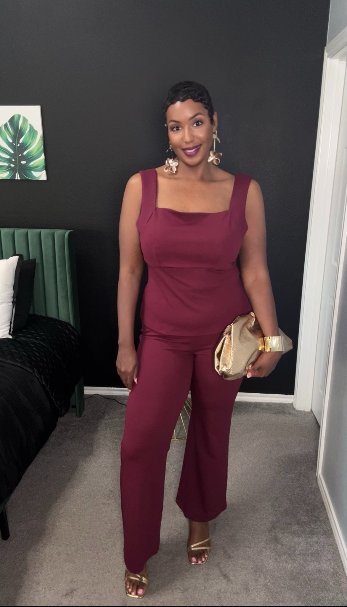 Burgundy Pants Set

#LTKootd #LTKTall #LTKOver40