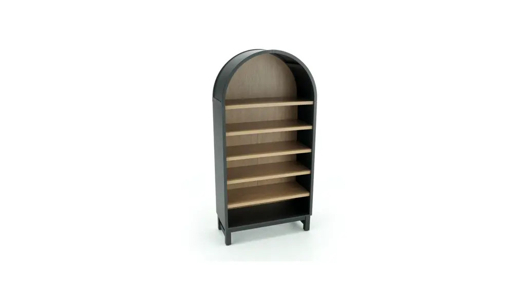 Better Homes & Gardens Juliet Open Arch Bookcase, Rich Black and Light Honey | Walmart (US)