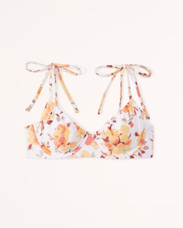 Tie-Strap Underwire Bikini Top | Abercrombie & Fitch (US)