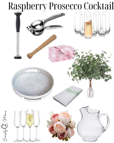 Want to make a Raspberry Prosecco Cocktail to serve for a Galentine’s party? Here is all the bar equipment needed to make the cocktail and serve it up pretty to all your best gal pals! #amazonfinds #cocktails #galentines

#LTKhome #LTKunder50