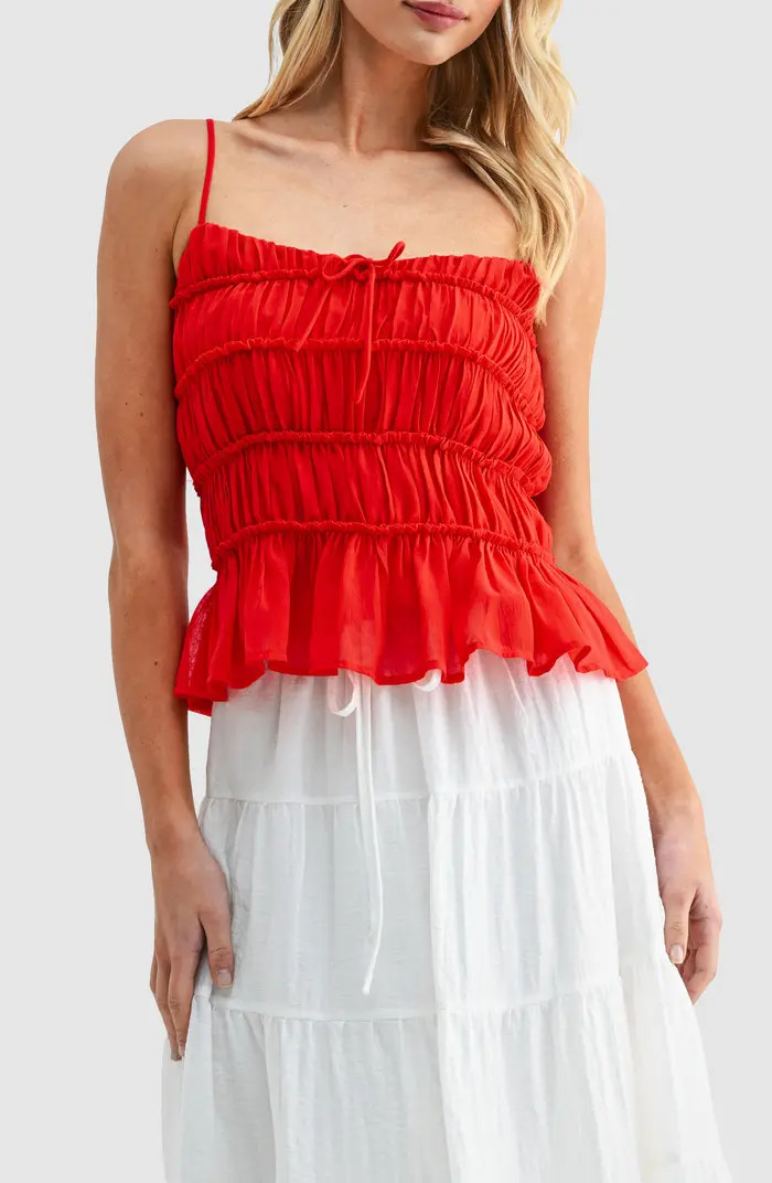 All in Favor Sleeveless Peplum Top | Nordstrom | Nordstrom