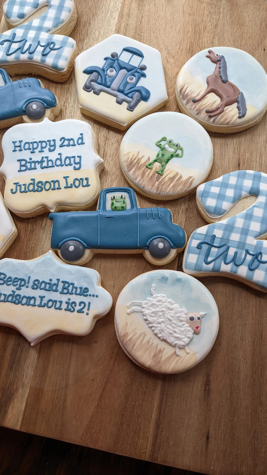 Custom Little blue truck book themed cookies (36) | Etsy (US)