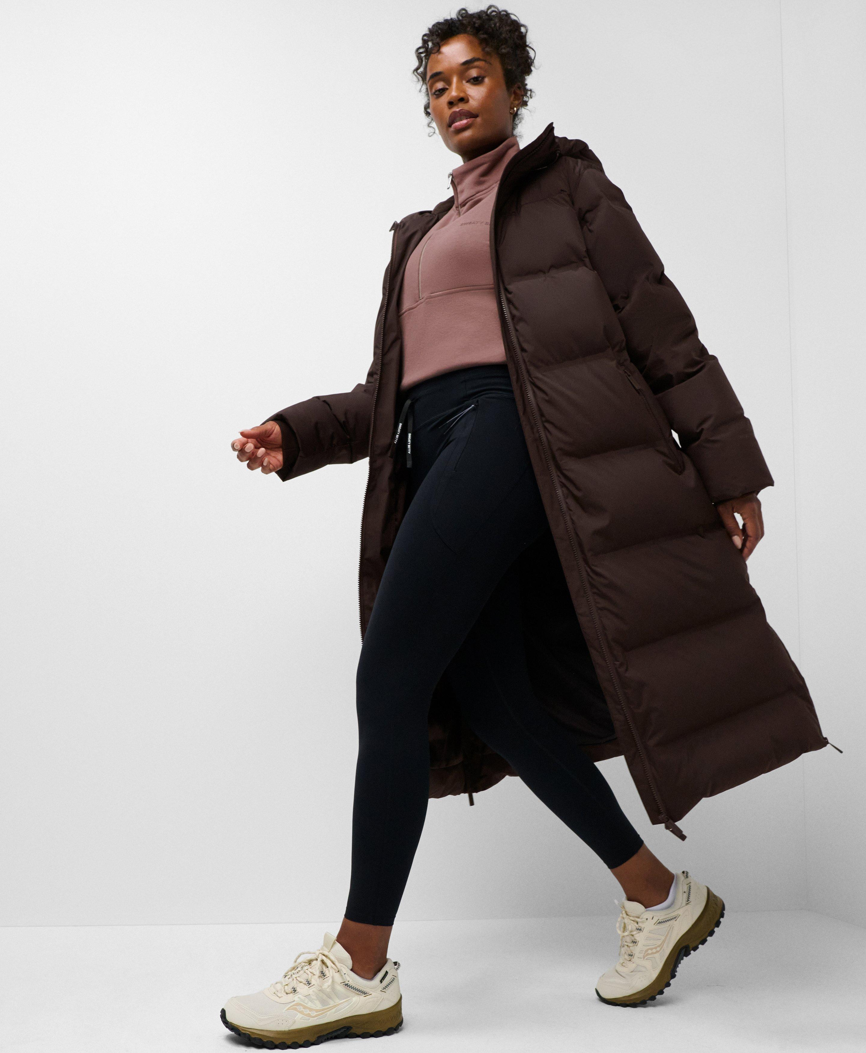 Nimbus Longline Waterproof Puffer | Sweaty Betty UK