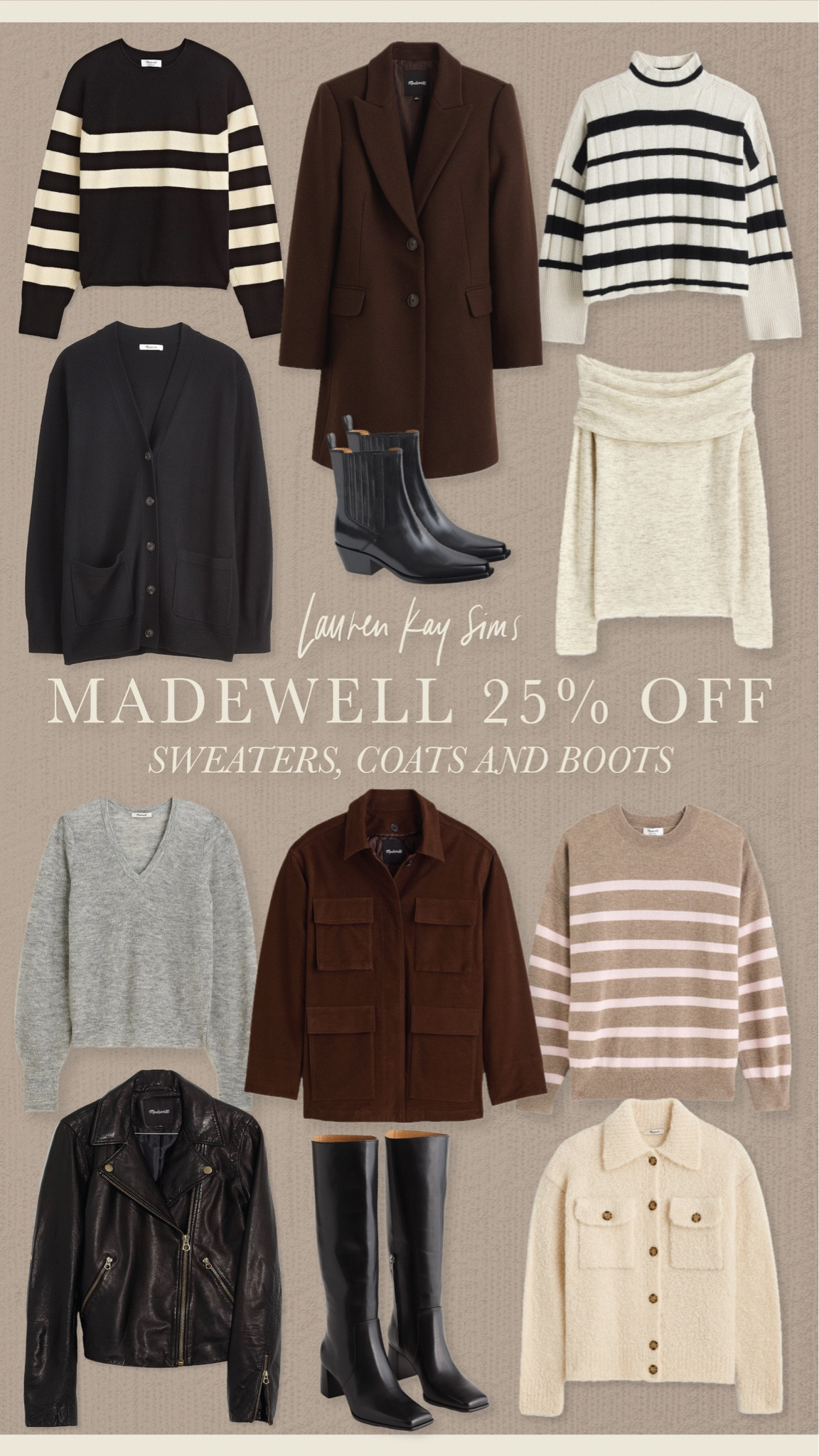 madewell sale 🖤 25% off sweaters, coats and boots! 

#LTKFindsUnder100 #LTKSaleAlert #LTKStyleTip