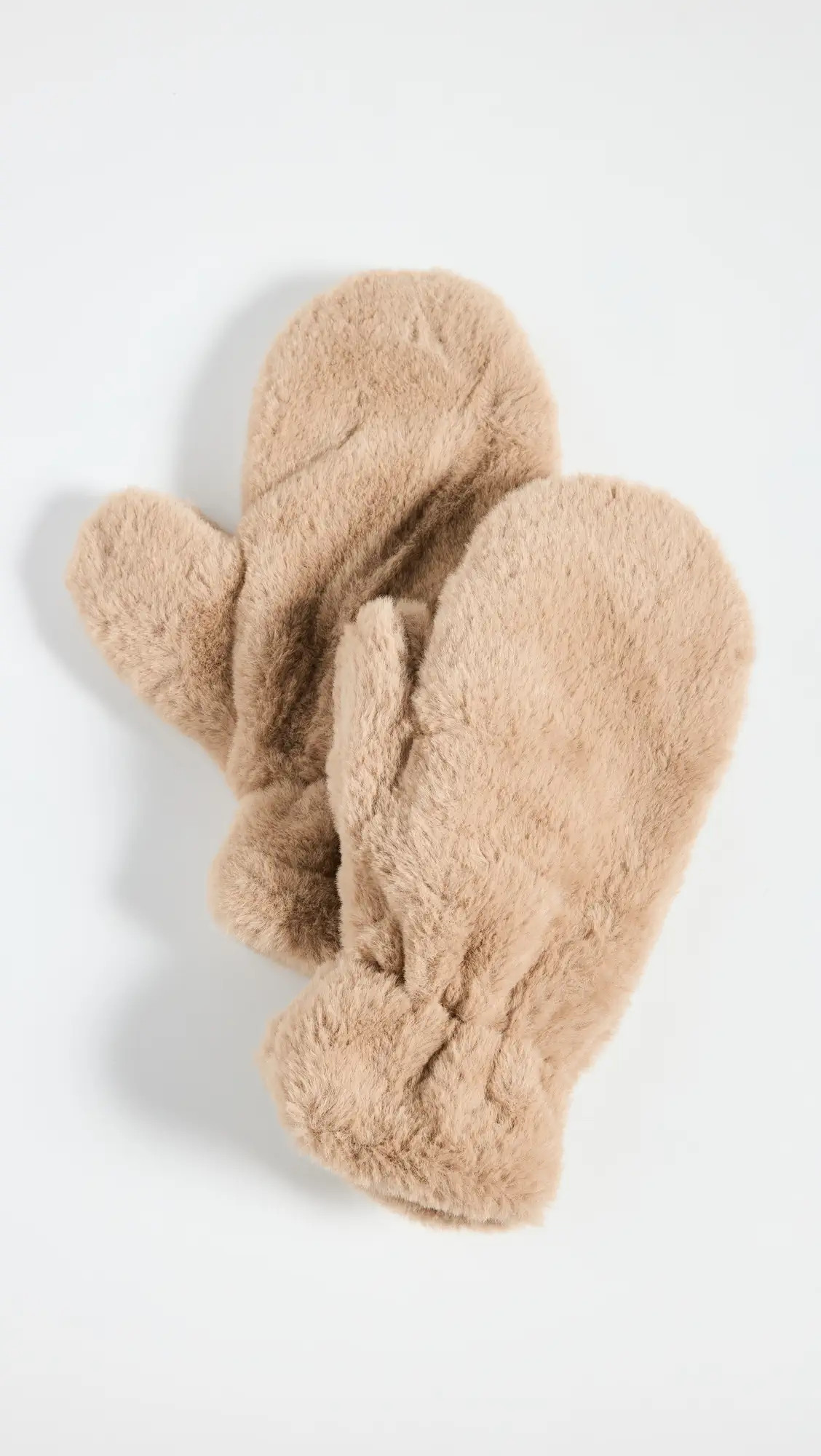 Hat Attack Fuzzy Faux Fur Mitten | Shopbop | Shopbop