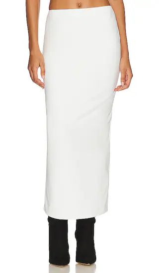 x Maggie MacDonald Eulla Maxi Skirt in Ivory | Revolve Clothing (Global)