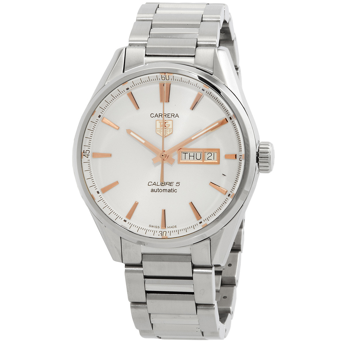 Pre-owned Tag Heuer Carrera Automatic Silver Dial Mens Watch WAR201D.BA0723 | Jomashop.com & JomaDeals.com