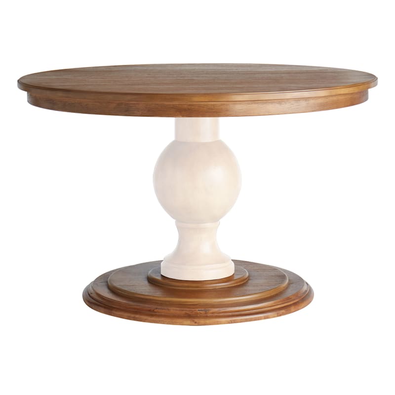 Penelope Wooden Dining Table Top & Base (Pedestal Sold Separately) | At Home