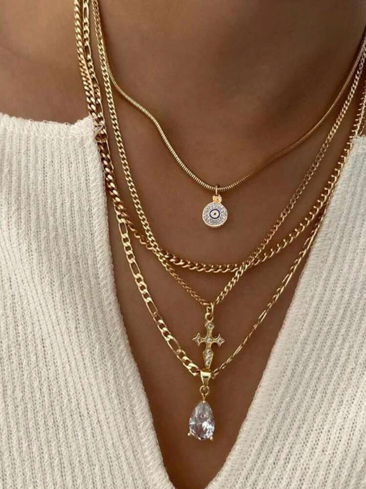 Layered Necklace  | SHEIN
