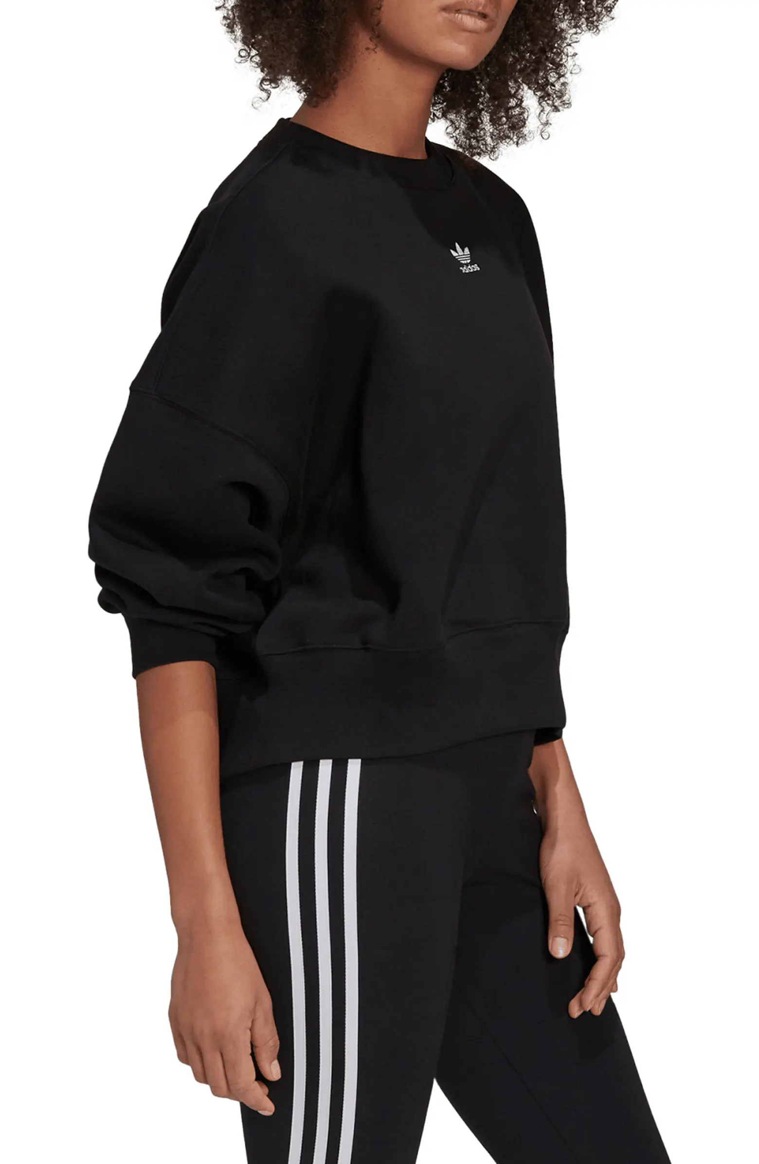 Originals Trefoil Crewneck Sweatshirt | Nordstrom