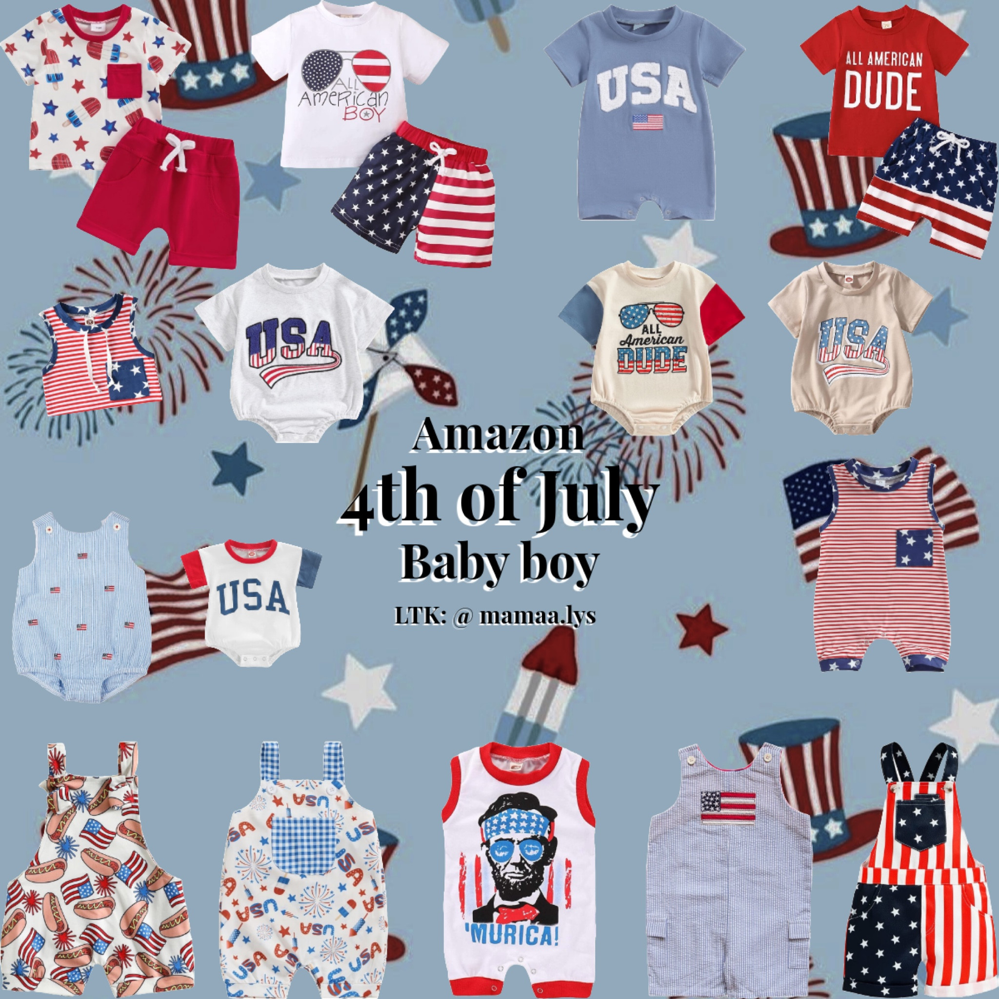4th of July | Fourth of July | 4th of July outfit Fourth of July outfit | 4th of July baby outfit | summer outfits | summer | Baby | Toddler | boys | Kids | Family | Holiday 