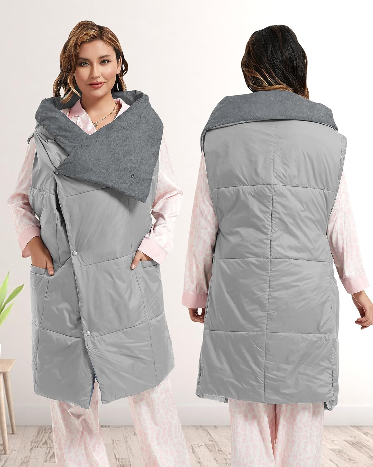 Heated Blanket Battery Operated - 7.4V Shawl USB Electric Heating Blanket, Portable Wireless Cord... | Amazon (US)