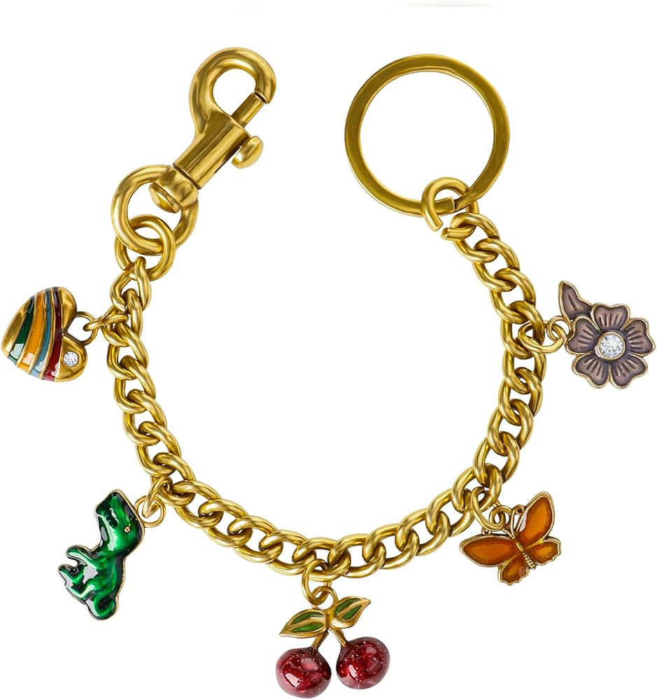 Bag Charms Purse Extender Chain: Cute Lobster Clasp Keychain - For Leather Shoulder Handbags Acce... | Amazon (US)