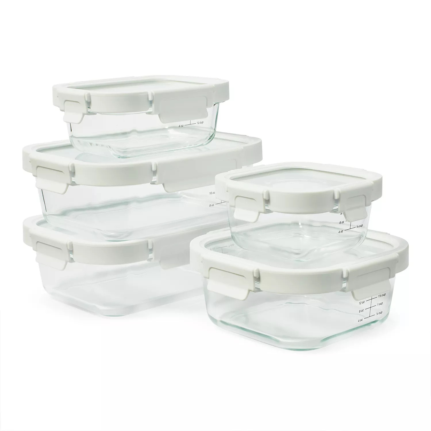 Sur La Table Glass Storage Containers, 10-Piece Set | Sur La Table