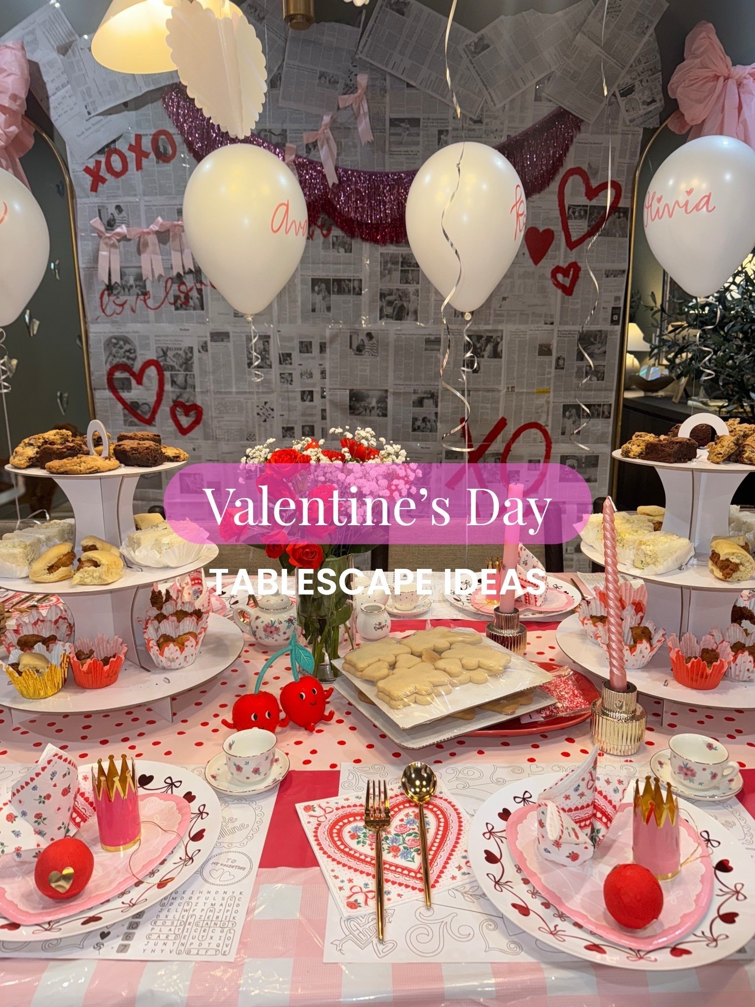 The tablescape we had from last years Valentine’s party! Linked a bunch of similars below🩷🍩

Valentine’s Day, vday, table scape, hosting, vday hosting, valentines, galentines, Nashville, mom of 3, Dede Raad, dress up buttercup 

#LTKFindsUnder100 #LTKFindsUnder50 #LTKHome