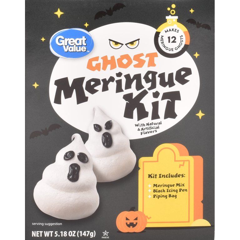 Great Value Ghost Meringue Baking Mix Kit, 5.18 oz | Walmart (US)