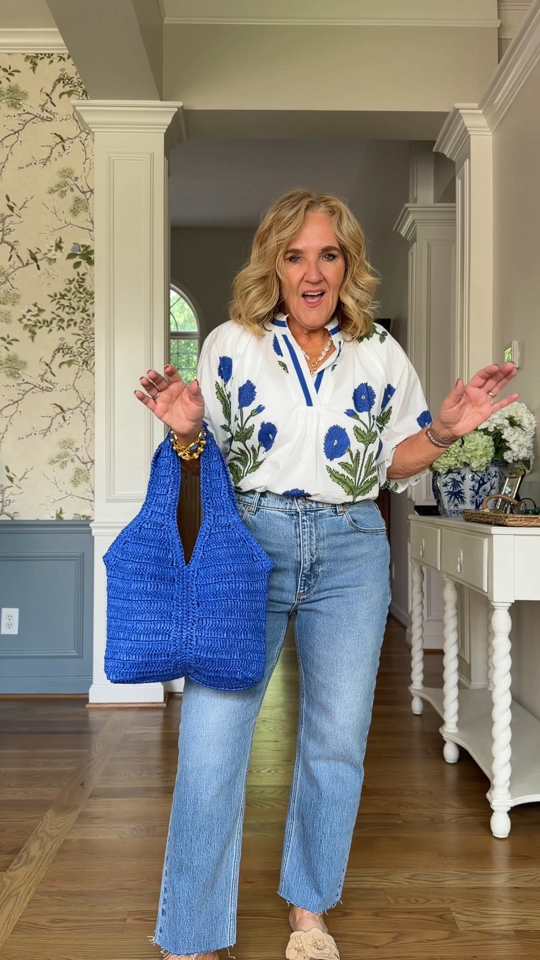 25% off at Avara! No code needed 
Blouse medium 
Jeans 29 and I cut 4” off the bottom 
Shoes bags too!!!!!

#LTKootd #LTKOver40 #LTKSaleAlert
