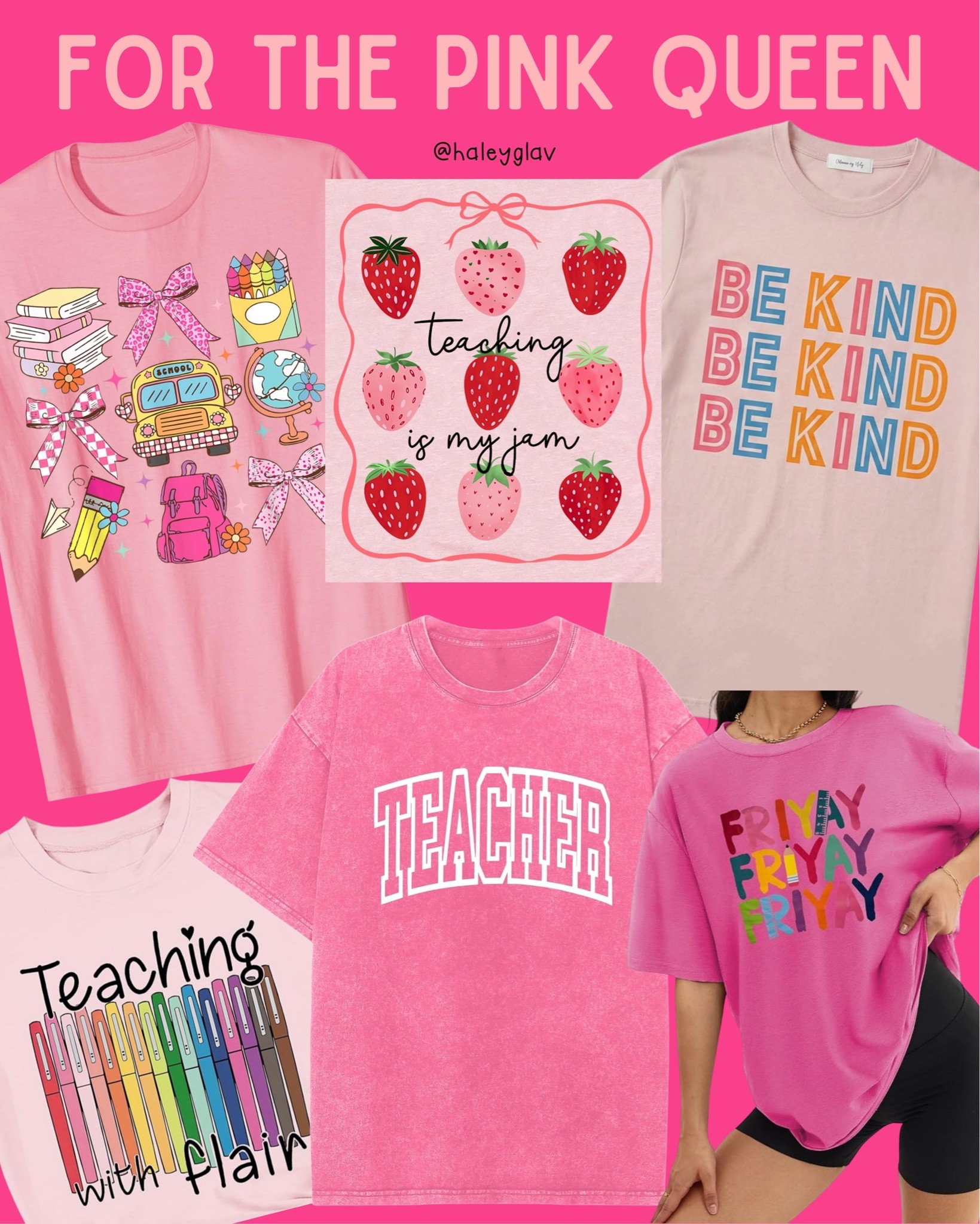 Teacher tees… for the pink queen🩷

#LTKootd