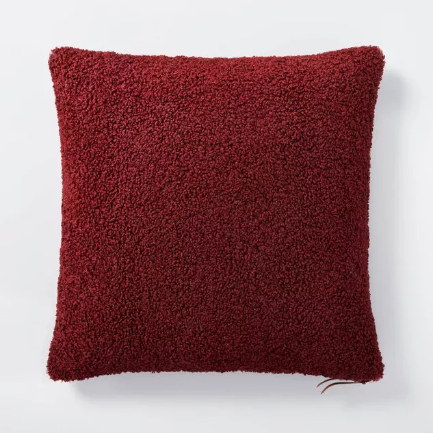 Boucle Throw Pillow with Exposed Zipper – Threshold™ designed with Studio McGee | Target