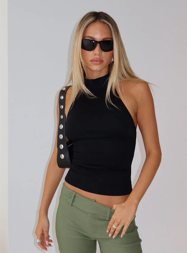 Merril Halter Top Black | Princess Polly AU