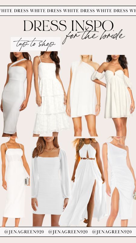 Bridal Inspo | Wedding Shower | White Dress | Bachelorette | Spring Outfit 


#LTKunder100 #LTKwedding #LTKstyletip