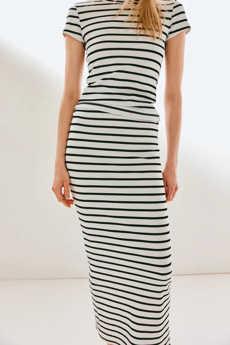 Ribbed T-shirt | H&M (US + CA)