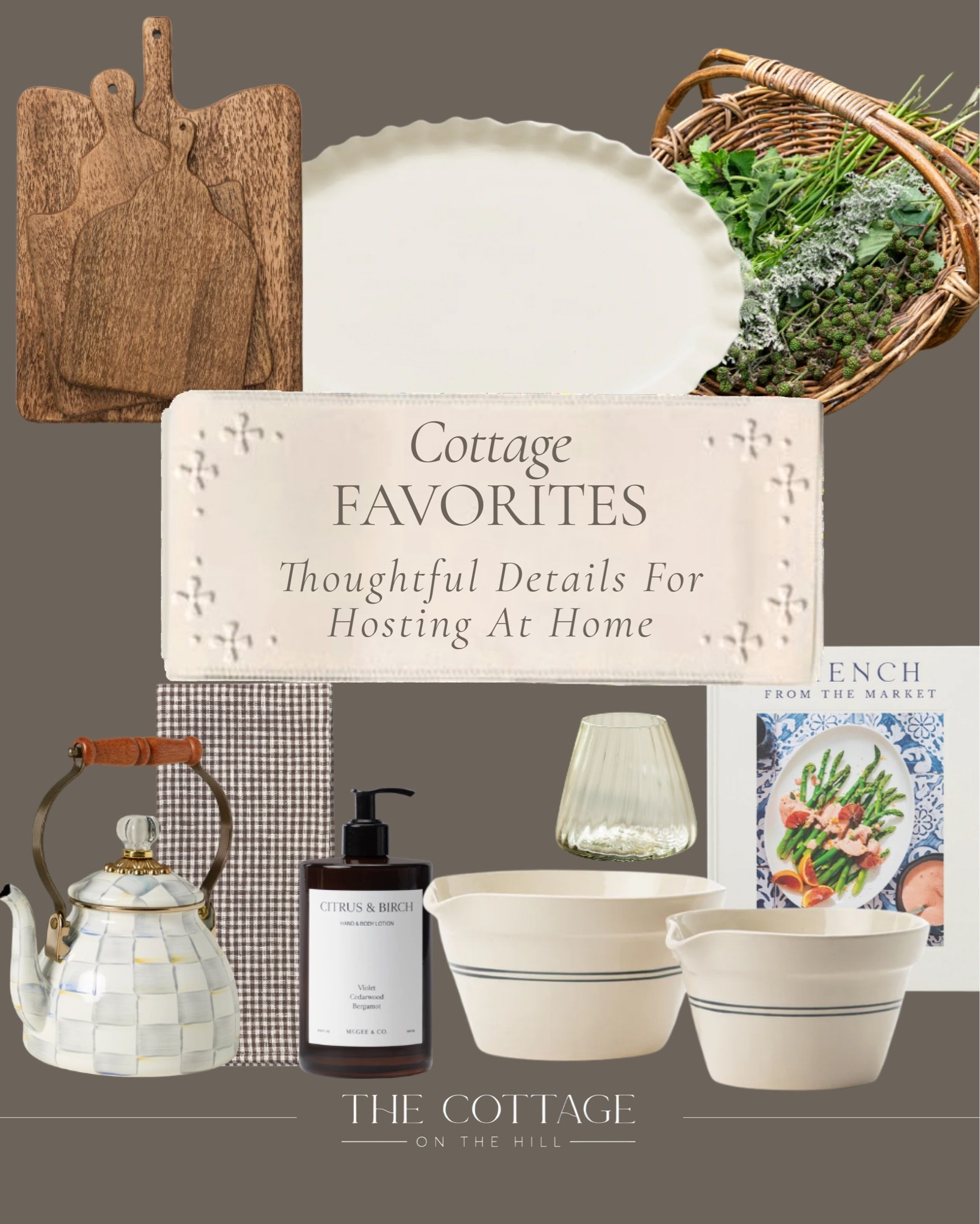 Thoughtful details are what make hosting at home feel warm, intentional, and inviting ✨

Rounded up a few cottage inspired favorites I’m loving lately for gathering spaces and slow evenings at home. From wooden cutting boards and scalloped serving pieces to cozy kitchen staples that make everyday hosting feel a little more special. 

Shop the details linked here 🤍

#LTKhome