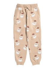 Kids Santa Printed Jogger Fit Sweatpants | TJ Maxx