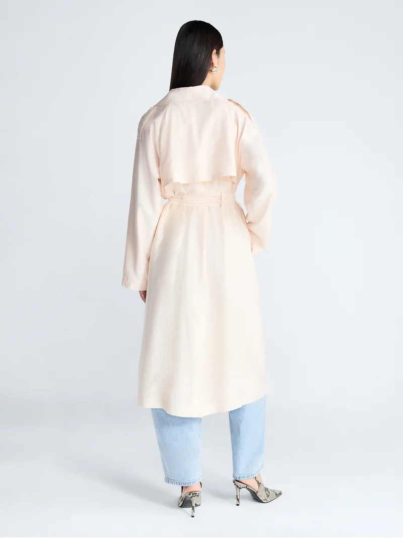 Devil Wears Prada Scoop Collection Women’s and Women's Plus Trench Coat, Sizes XS-4X | Walmart (US)