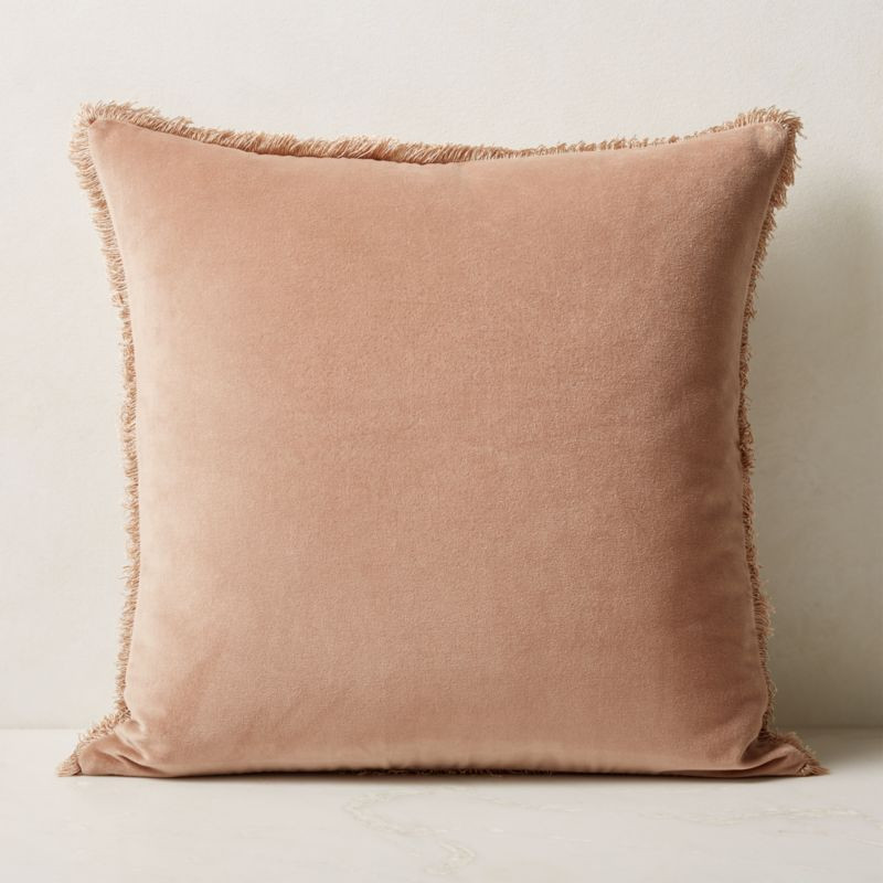 Bettie Light Brown Throw Pillow 23" | CB2 | CB2