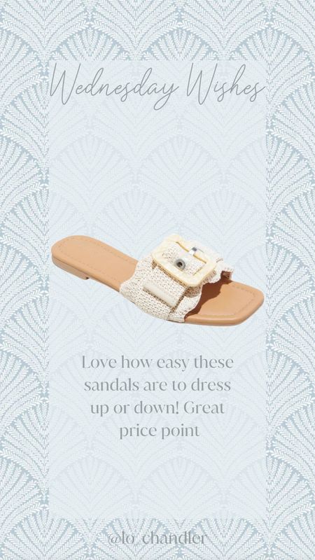 Loving these summer sandals from Target! Would be super easy to dress up or down 



Summer sandals
Spring sandals
Target shoes
Target sandals
Sandals

#LTKshoecrush #LTKfindsunder50 #LTKstyletip
