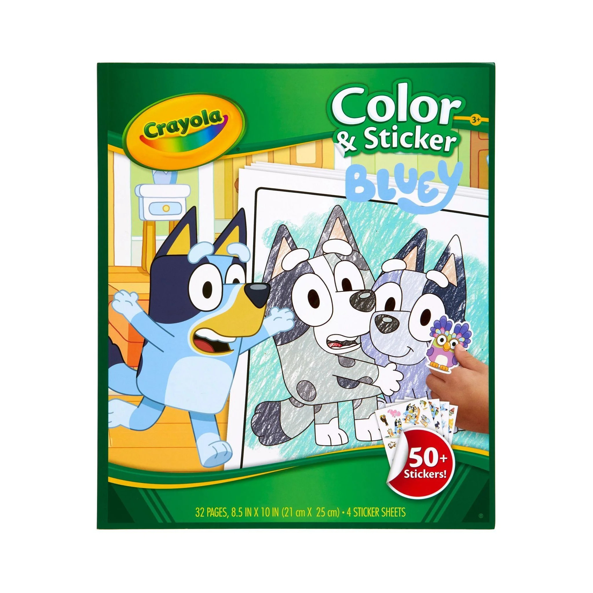 Crayola Bluey Color & Sticker Activity, 32 Pgs, Coloring Book for Kids, Travel Activity,  Gifts f... | Walmart (US)