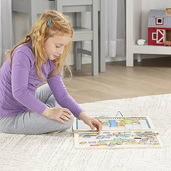 Melissa & Doug Magnetic Responsibility Chart | Toddler Routine, Kids Reward Board, Chores Chart, ... | Amazon (US)