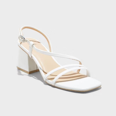Women's Blaire Heels - Wild Fable™ White 8.5 | Target
