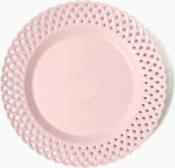 Pink Basketweave Dinner Plate | Nordstrom