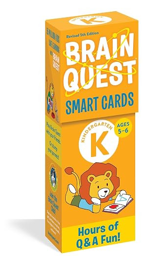 Brain Quest Kindergarten Smart Cards Revised 5th Edition (Brain Quest Smart Cards) | Amazon (US)