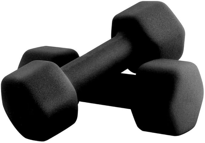 Portzon Set of 2 Neoprene Dumbbell Hand Weights, Anti-Slip, Anti-roll | Amazon (US)